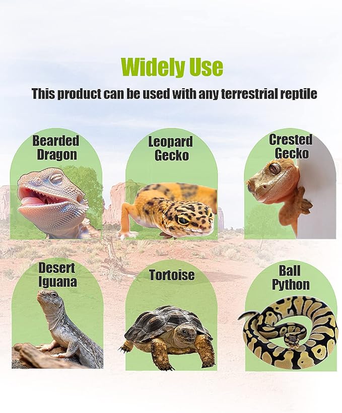 Bearded Dragon Tank Accessories, Reptile Substrate Floor, Leopard Gecko Tank Liner Mat for 40 Gallon, 20 Gallon, 50 Gallon,75 Gallon Lizard Tank, Grey