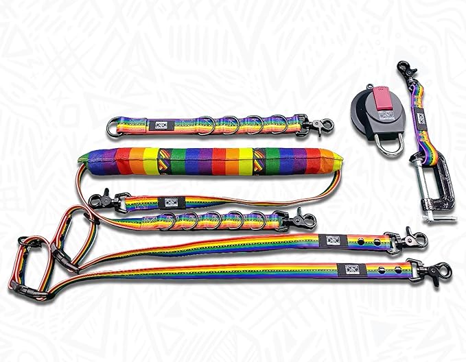 Prestige Elite - Grooming loops for Dogs, Groomers Helper, Grooming Loops for Pet Groomers Adjustable Bio Thane Dog Grooming Loop, Belly Strap, Grooming Noose, Waterproof Extension Strap & Suction Cup