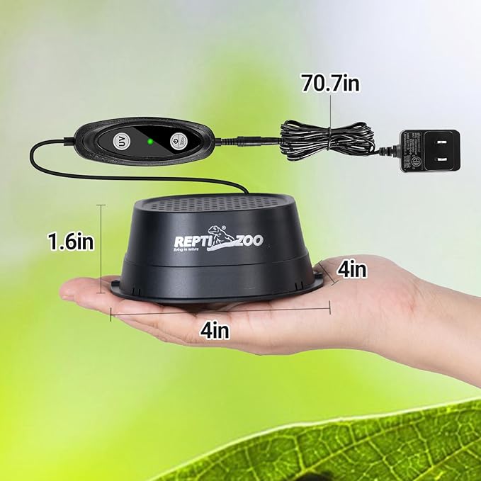 REPTI ZOO UVB Reptile Light with Dimming, LED UVB Light Bulb Fixture for Bearded Dragon Gecko Lizard Turtle Snake, Adjustable Brightness UVA UVB Lamp for Tropical & Desert Reptile