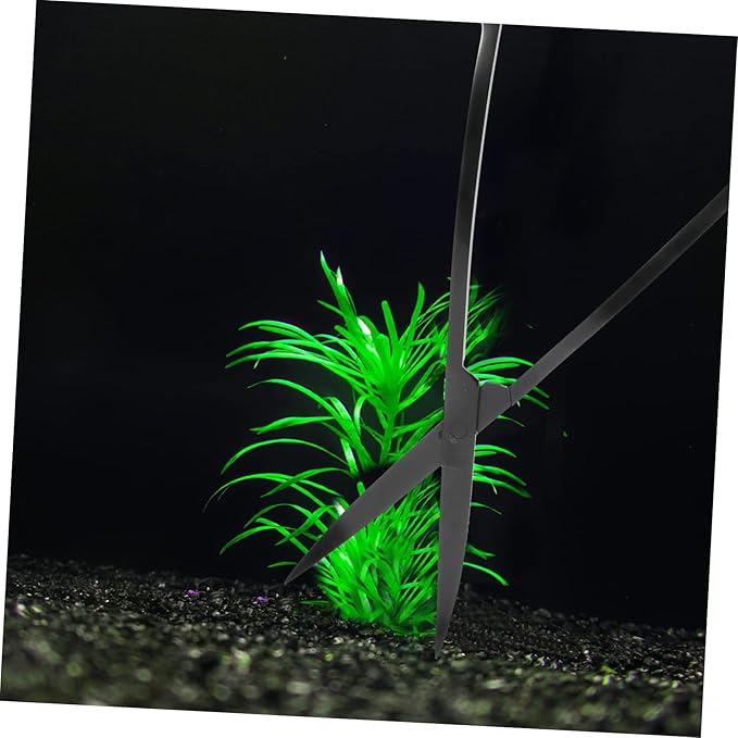Stainless Steel Aquarium Plant Scissors for Trimming Aquatic Plants Portable Fish Tank Algae Trimmer Ergonomic Handle Aquarium Cleaning Tool for Easy Maintenance