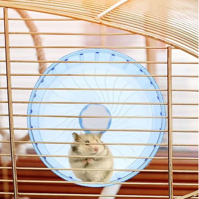 MERRYHAPY Hamster Wheel for Guinea Pig Chinchilla Gerbils Quiet Running Wheel Toy for Pets Hamster Toys for Cage Exercise and Activity