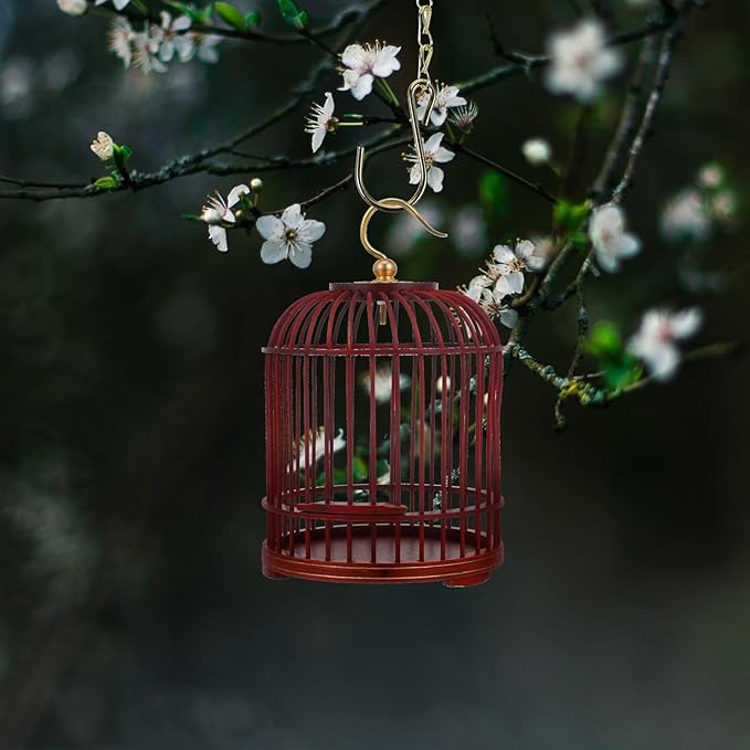 GANAZONO Pet Cage Outdoor Decorative Wooden Hamster Cage, Large Capacity, Lockable, Hanging, Safe and Secure