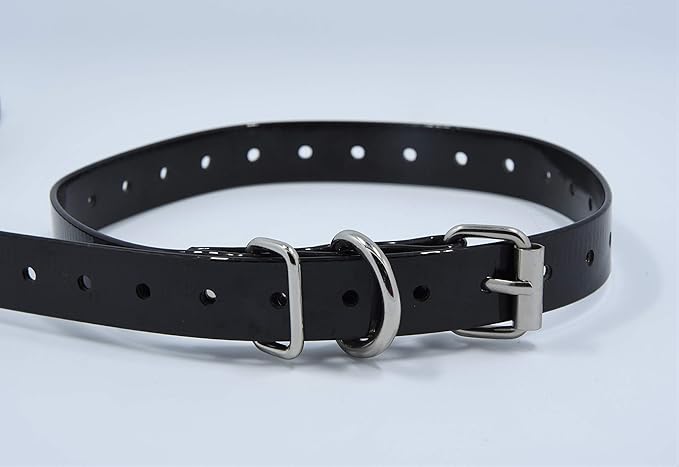 Universal 27 ½” X ¾” Replacement Band Strap for Dog Training Collar - Adjustable Waterproof TPU for Remote E-Collar, Static/Vibration Shock Trainer, Fits Most Bark Control & Obedience Devices