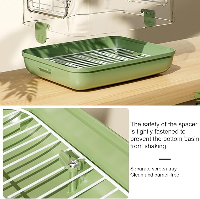 Acrylic Bird Carriers Suit Small Bird Cage Garden Security Parrots Enclosure for Lovebird Parrots Swallow Goldfinches