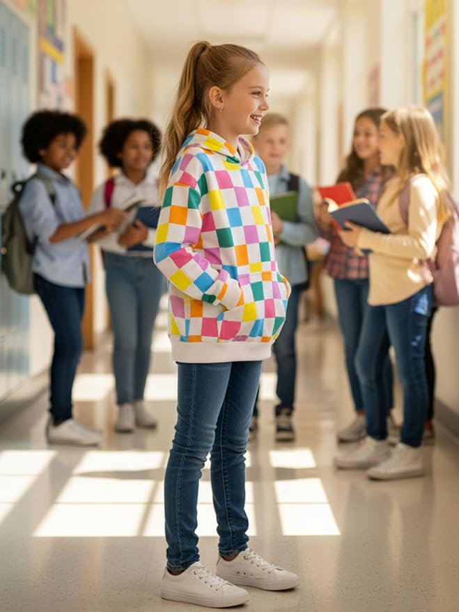 WELAKEN Sweatshirts for Girls Toddler & Kids II Little Girl's Pullover Tops Sweaters & Hoodies