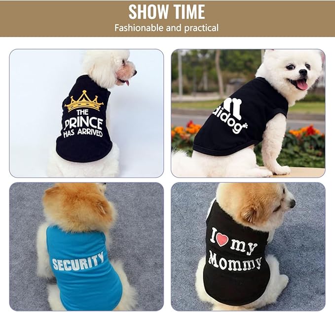 Customized Dog Shirt Custom Pet Clothes T Shirts for Small to Large Dogs Design Image Logo Text Outfits for Puppy Cat Personalized Breathable Sleeveless Pullover Blue, 5XL