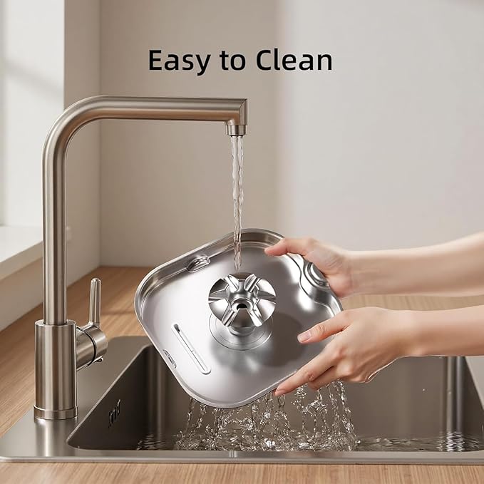 Stainless Steel Cat Water Fountain – 2.2L/74oz Ultra-Quiet Pump, Visible Water Level, Dual Flow Modes – Automatic Pet Water Dispenser for Cats & Small Dogs