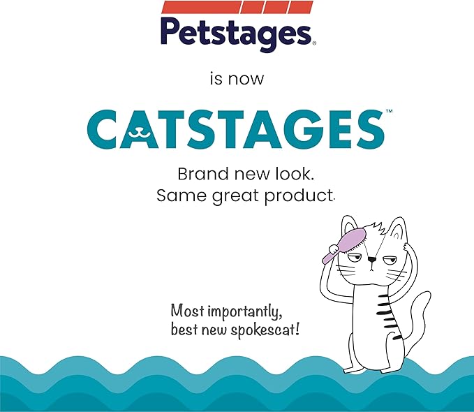 Catstages Dental Banana Cat Toy with Catnip, Interactive Chew for Healthy Teeth and Gums, Engages Hunting Instincts, Durable Indoor Play for Cats, Yellow