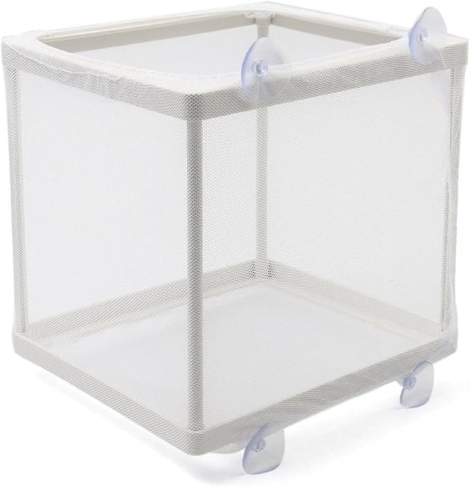 White Nylon Mesh Fish Fry Hatchery Breeder Box Separation Net by XMHF