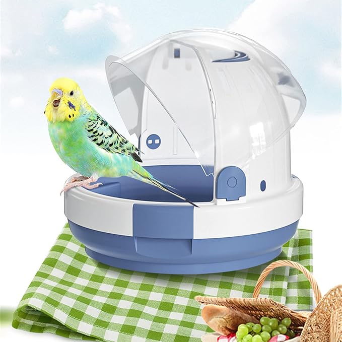 Portable Clear Bird Parrots Transport Cage Window Carrier Bag Breathable Bird Carrier Travel Bag Parrots Travel Cage