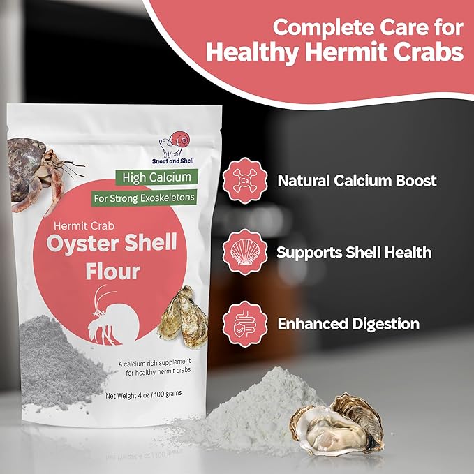 Snout and Shell Hermit Crab Food Bundle (Fruity Breakfast Blend, Ocean Mix, Protein Mix, Summer Sunset, Worm Castings & Oyster Shell Flour)