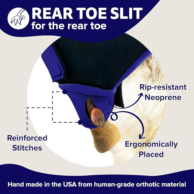 Duck Shoes for Injured Feet – Protective Neoprene Footwear for Ducks, Protective Shoes for Birds with Injured feet, Bumblefoot Relief - Large, 4.5” Max. Inside Width - Royal Blue