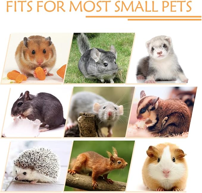 LEFTSTARER Ferret Rat Hammock Bed - Guinea Pig Tunnel Hideout Cage Accessories Toy for Hamster Sugar Glider Chinchilla (3.Bunkbed Hammock)