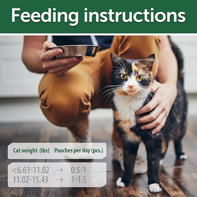 Nature's Protection Wet Cat Food in Gravy - High Protein, Natural & Soft Tuna Fish Shreds for Sterilized Adult Cats - Can-Free Convenient Pouches 2.46-oz (Superior Care - 24 Pack)