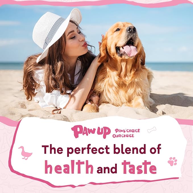 PAWUP Dog Treats Pumpkin Biscuits Sticks w/Duck Low Fat Dog Snacks, Healthy Biscuits with Taurine for Small Dogs, 12.5 oz