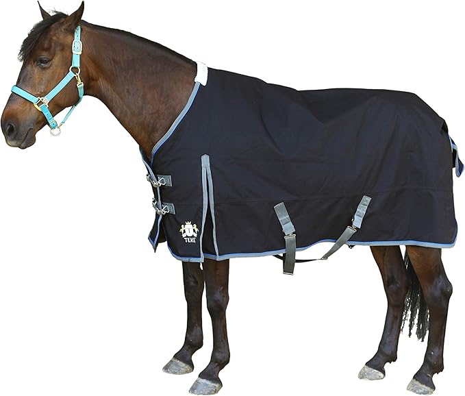 T TEKE Ultimate Turnout Sheet for Horses, 1050D Ballistic Nylon Outer, No Filling