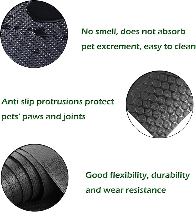 Bearded Dragon Tank Accessories, 18x118 in Large Non-Stick Reptile Carpet Substrate Terrarium Tank Liner Carpet, Waterproof Reptile Bedding Floor Mats for Snakes, Leopards, Geckos, Lizards