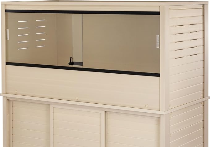 New Age Pet ECOFLEX Large Reptile Enclosure with Matching Cabinet Stand Set in Maple