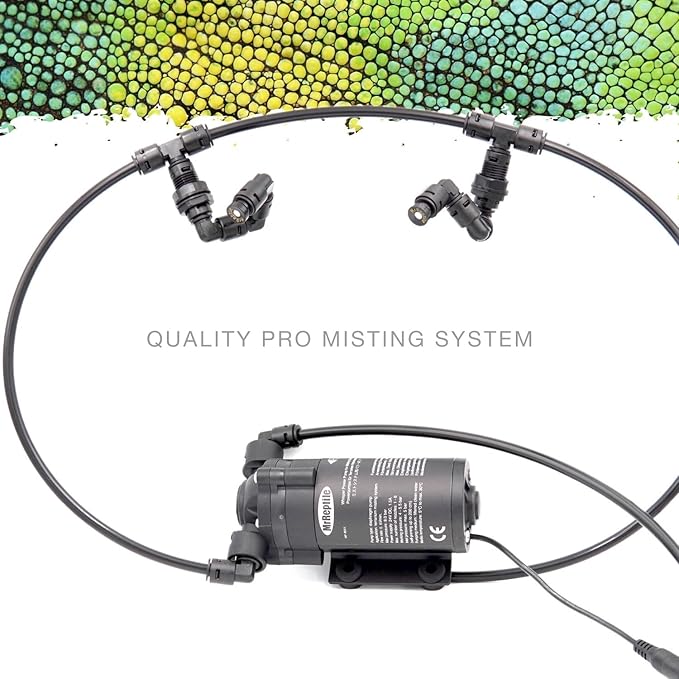 MrReptile Reptile Mister, Automatic Mister for Reptiles Terrarium Tank, Reptile Misting System for Chameleon Frog Turtle Vivarium Paludarium