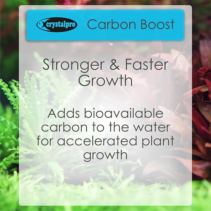 Carbon Boost - Liquid Carbon Source for Aquarium Plants - CO2 Alternative for Faster Growth in Freshwater Tanks - Part of The Flora Nutrition Series - 4.2 fl oz