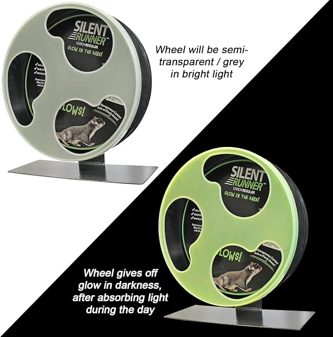 Silent Runner Glow Wheel - 12" Regular - Exercise Wheel (Wheel No Stand)