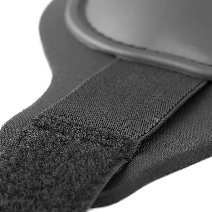 HORZE Chicago Fetlock Rear Boots | Lightweight, Adjustable, Jumping Horse Boots (Pair) - Black - Pony