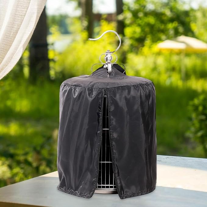 Bird Cage Cover Birdcage Cover Protector Washable Sunproof Dustproof Windproof for Lovebirds Parrot Budgies Home Use Indoor, 40cmx46.5cm