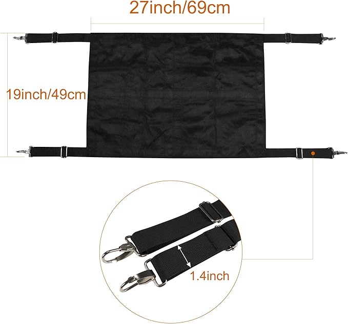 Asooll Stall Guard for Horses,Horse Stall Guard with Adjustable Straps and Hardware