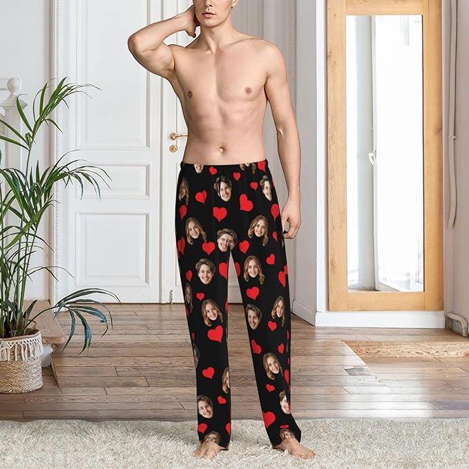 Personalized Pajama Pants For Men Women Custom Pajama Pants With Face Custom Face Pajamas Funny Customized Gifts