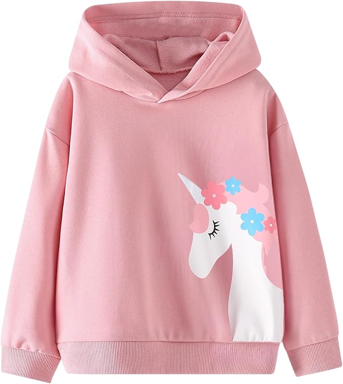 WELAKEN Sweatshirts for Girls Toddler & Kids II Little Girl's Pullover Tops Sweaters & Hoodies