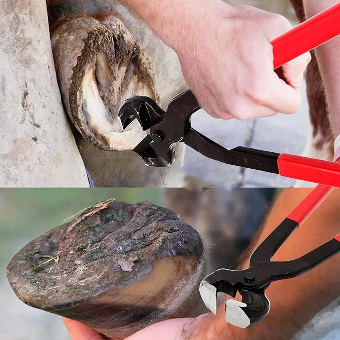 Horse Hoof Nipper, 16 Inches Hoof Trimming Nipper,Horse Nail Clippers for Horses,Sheep,Goats,Alpacas,Veterinarians,Farm Supply