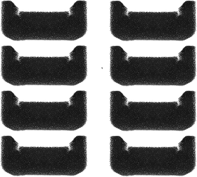 8/12 Pack Foam Filters for Cat Water Fountain, Cirfifth Sponge Cat Fountain Filters, Pet Fountain Filter Replacement (8 Pack)