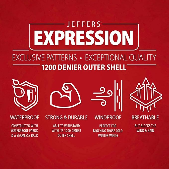 Jeffers Expression 1200 Denier Standard Neck Turnout Blanket, Rose Garden, 69" - Waterproof, Breathable Horse Blanket with 0g Polyfill, No insulation - Ideal Protection for Wind and Rain, Light Weight
