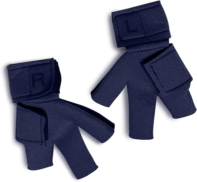 Chicken Shoes for Injured Feet – Protective Neoprene Footwear for Chicken, Open-Toe Design for Bumblefoot Relief, Made in USA - Standard, 3" Max. Inside Width, Navy