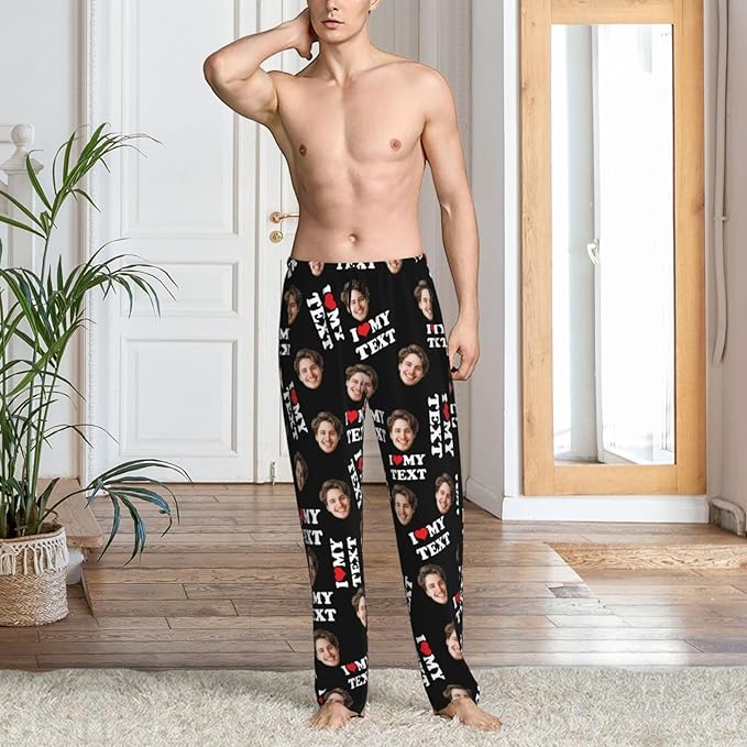 Personalized Pajama Pants For Men Women Custom Pajama Pants With Face Custom Face Pajamas Funny Customized Gifts