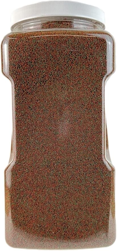 Aquatic Foods Inc. Guppy Micro Sinking Granules, Color Enhancing and Spirulina Mix for Guppies, Tetras, All Live Bearers, Baby Cichlids...WL 8oz Sm Jar