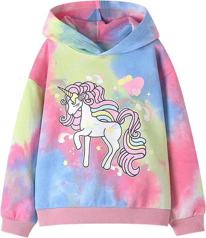 WELAKEN Sweatshirts for Girls Toddler & Kids II Little Girl's Pullover Tops Sweaters & Hoodies