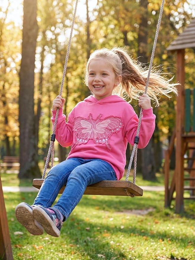 WELAKEN Sweatshirts for Girls Toddler & Kids II Little Girl's Pullover Tops Sweaters & Hoodies