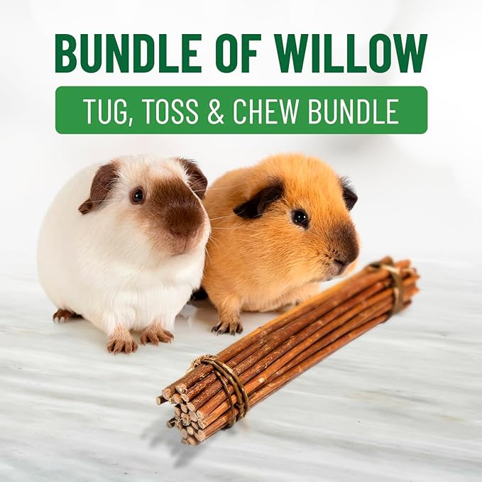 Small Pet Select - Tiny Paws Willow Play Pack, Natural Toys and Chews for Rabbits, Guinea Pigs, and Other Small Animals