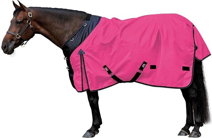 STORM SHIELD Classic II Surcingle Horse Turnout Blanket | Contour Collar | Horse Blankets for Winter Waterproof | 1200D Ripstop Durability | Winter Horse Blanket