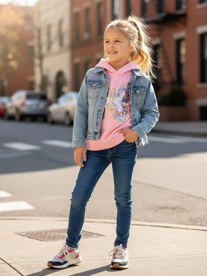 WELAKEN Sweatshirts for Girls Toddler & Kids II Little Girl's Pullover Tops Sweaters & Hoodies