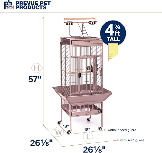 Playtop Bird Home in Blush Finish