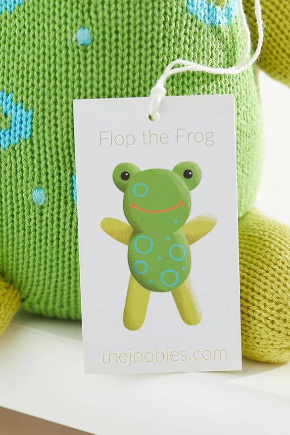 Fair Trade Organic Stuffed Animal - Flop The Frog