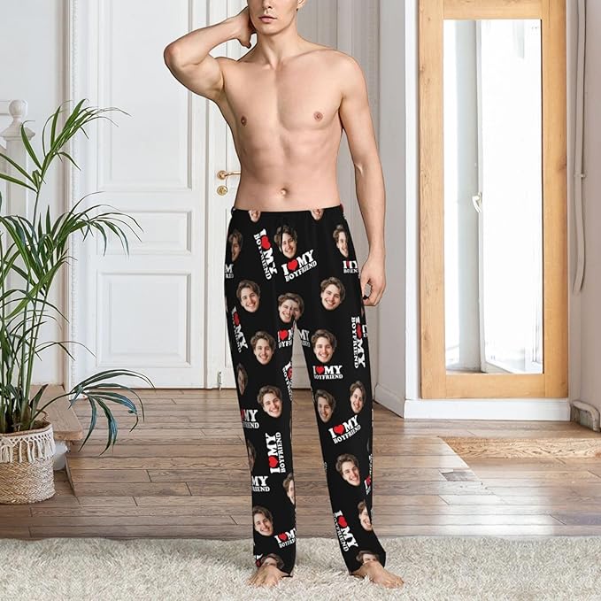 Personalized Pajama Pants For Men Women Custom Pajama Pants With Face Custom Face Pajamas Funny Customized Gifts