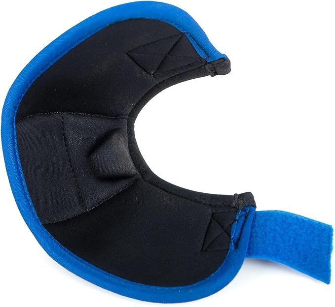 Jeffers Equine No Turn Bell Boots for Horses - Blue, Large | Shock Absorbing Hoof Protection | Secure Double Hook & Loop Closure, Perfect for Travel, Turnout, Training, & Riding - 1 Pair