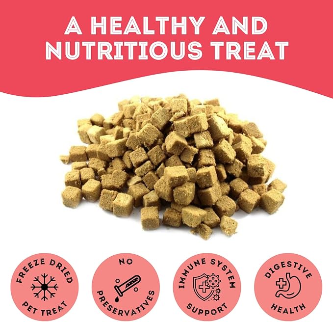 The Granville Island Pet Treatery Freeze Dried Turkey Treats for Dogs & Cats (1.76 oz, Pack of 1) - Single Ingredient Flash Frozen to Maintain Nutrients Vitamins and Healthy Oils Made in Canada