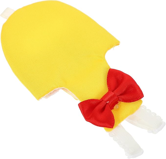 NUOBESTY Lightweight Parrot Diaper Flight Suit Comfortable Bird Clothes for Parakeets Cockatiels Conures Training Harness Prevent Messy Accidents Stylish Yellow