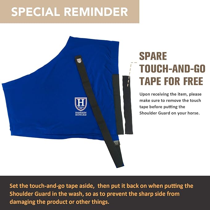 Harrison Howard Stretch Vest Anti Rub Bib Wither Shoulder Guard Horse Chest Saver Protector Blue M
