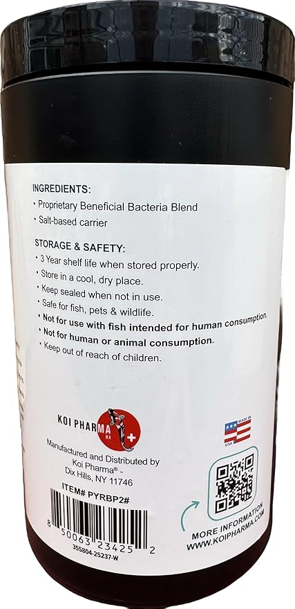 Koi Pharma® Pure Year-Round Bacteria Pro – All-Season Beneficial Pond Bacteria for Clear Water, Sludge Control & Healthy Koi and Goldfish (2 Pound)