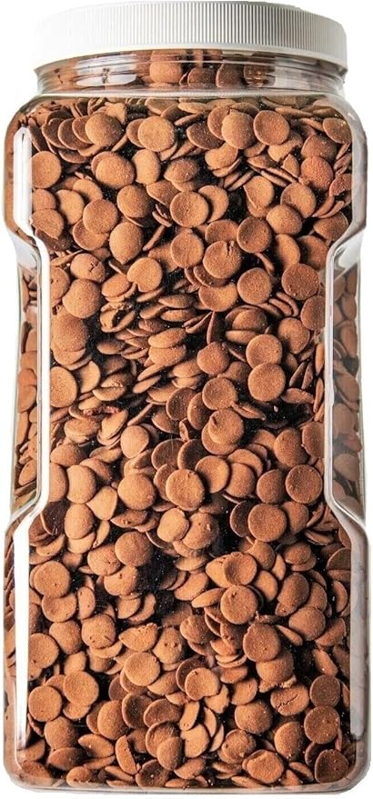 Aquatic Foods Inc. Ultra Multi-Shrimp 12-1/2" Small Sinking Wafers for Bottom Fish, Shrimp, Snails, Crabs, Crayfish, All Tropical Fish...2-lb Med Jar